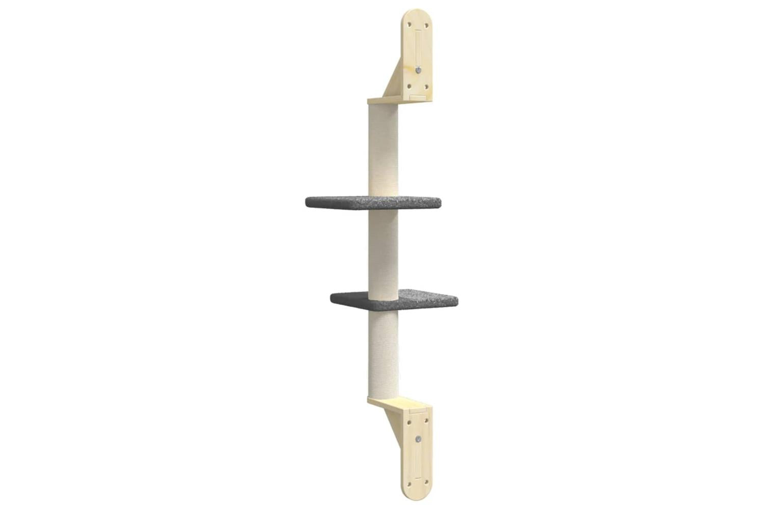 Vidaxl Wall-mounted Cat Tree With Scratching Post Dark Grey 108 Cm-6