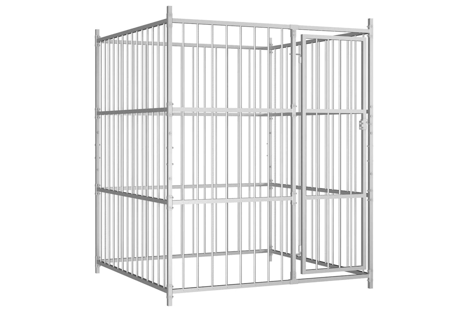 Vidaxl Outdoor Dog Kennel 150x150x185 Cm