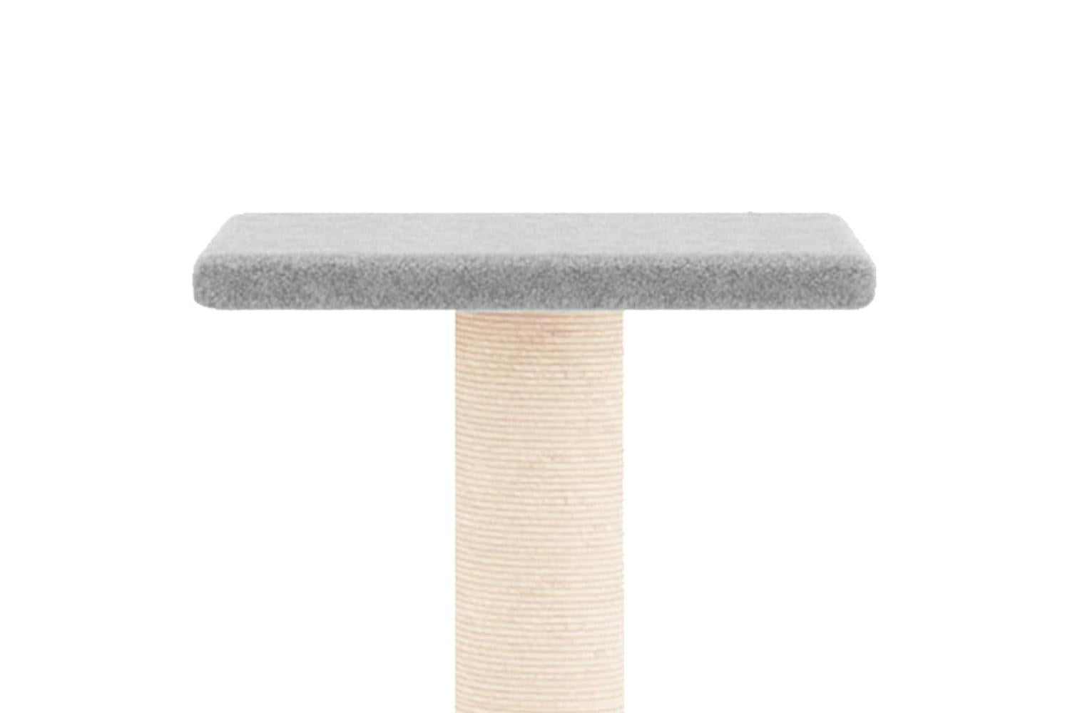 Vidaxl Cat Tree With Sisal Scratching Posts Light Grey 73 Cm-4