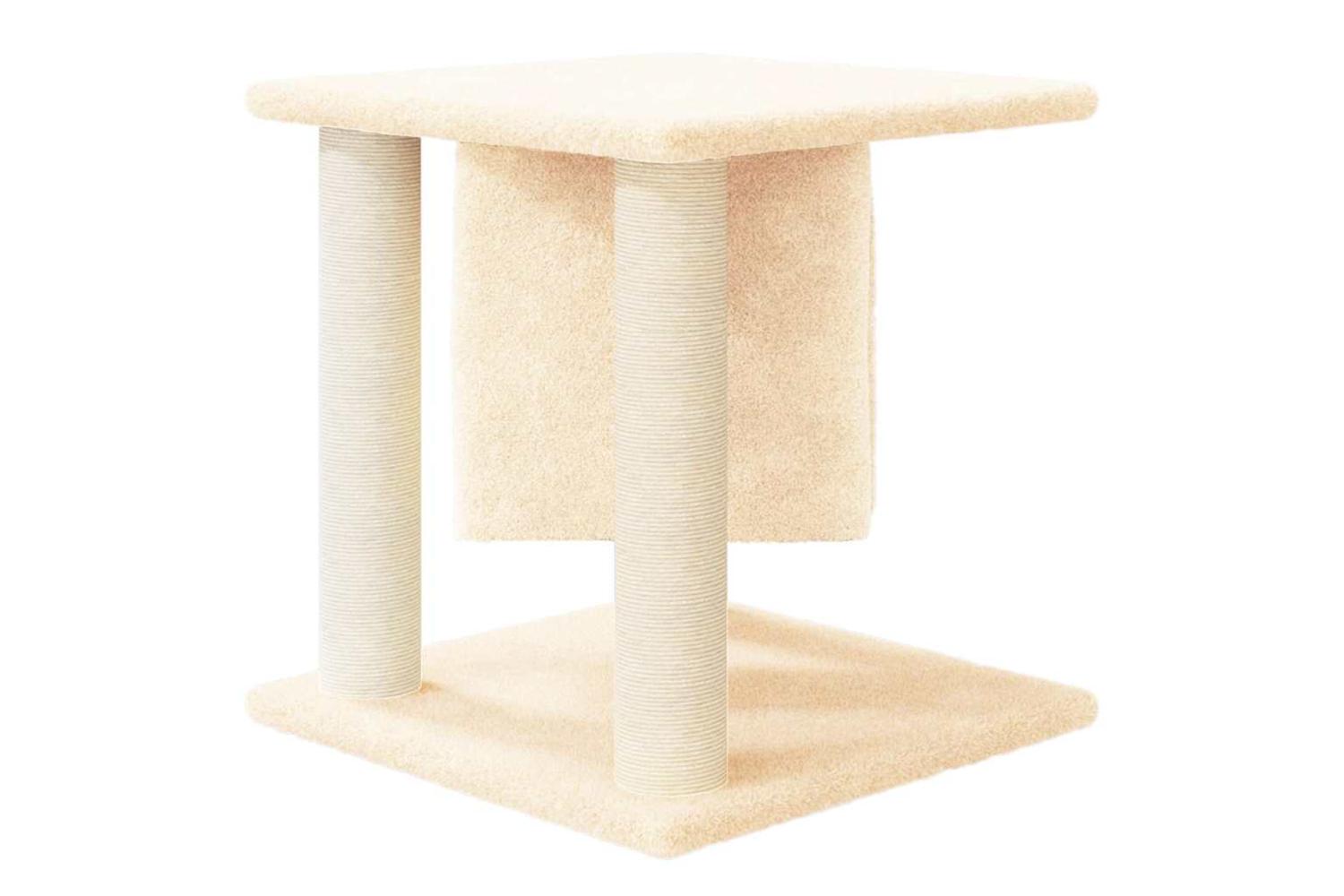 Vidaxl Cat Tree With Sisal Scratching Posts Cream 37 Cm-4