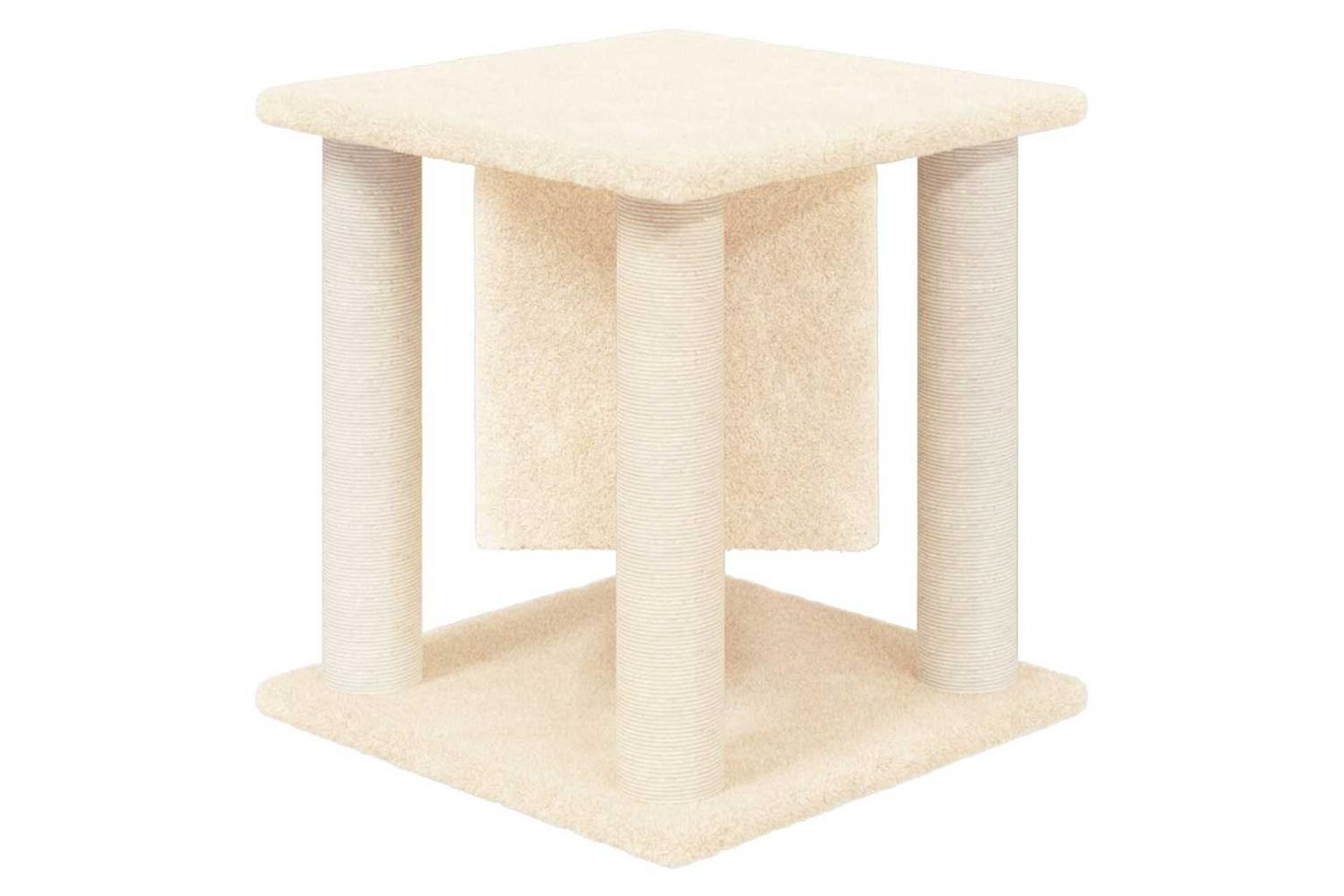 Vidaxl Cat Tree With Sisal Scratching Posts Cream 37 Cm-5