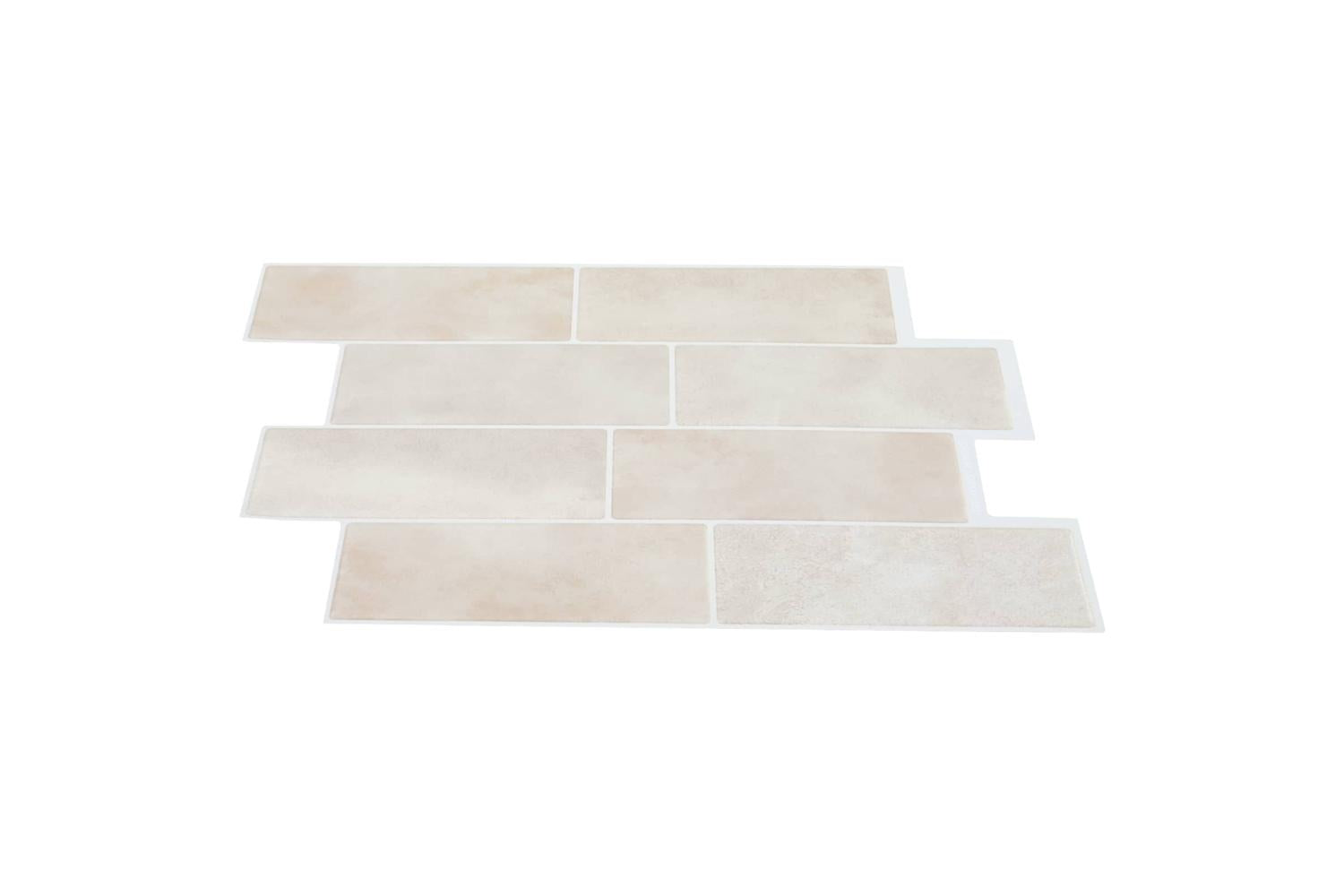 Vidaxl Decorative Stickers 10 Pcs Beige Marble 29 X 21 Cm-3