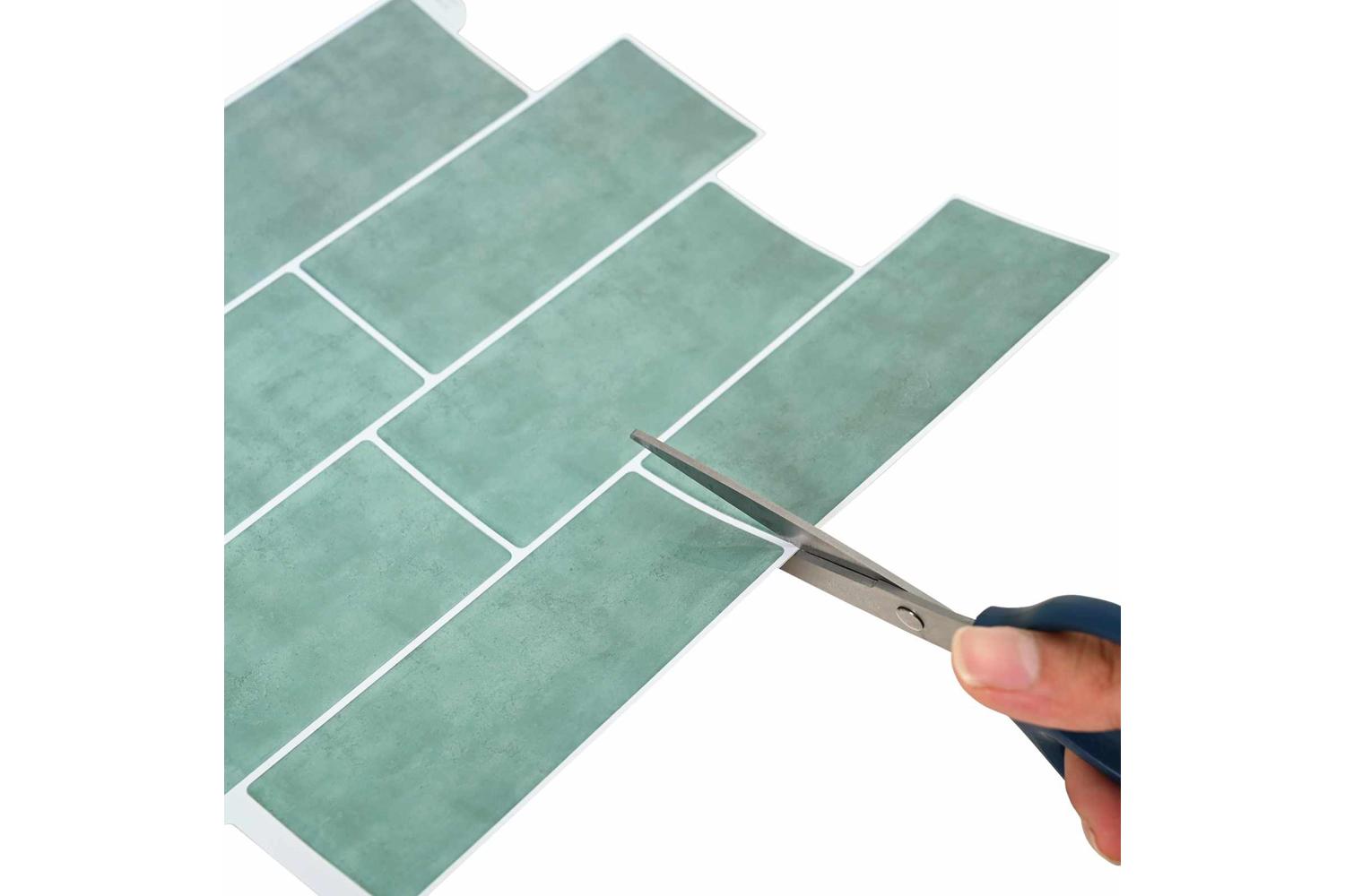 Vidaxl Decorative Stickers 10 Pcs Grey Green 29 X 21 Cm-5
