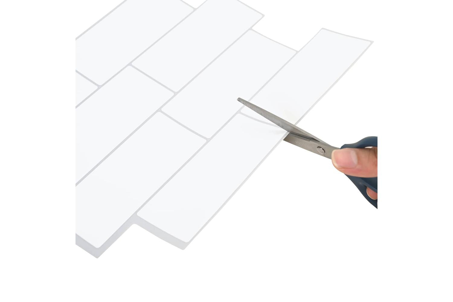 Vidaxl Decorative Stickers 10 Pcs White Grey 29 X 21 Cm-5