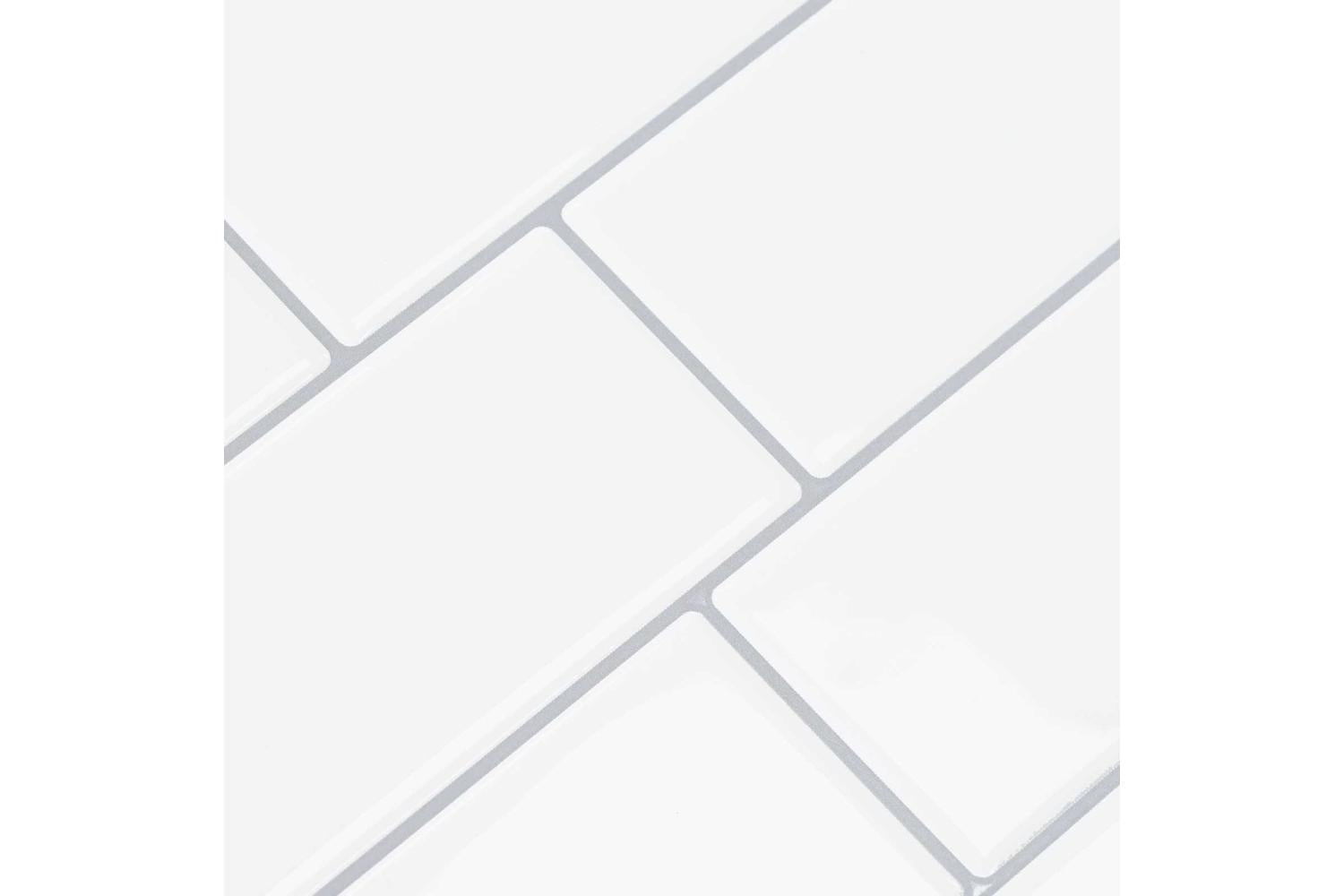 Vidaxl Decorative Stickers 10 Pcs White Grey 29 X 21 Cm-9
