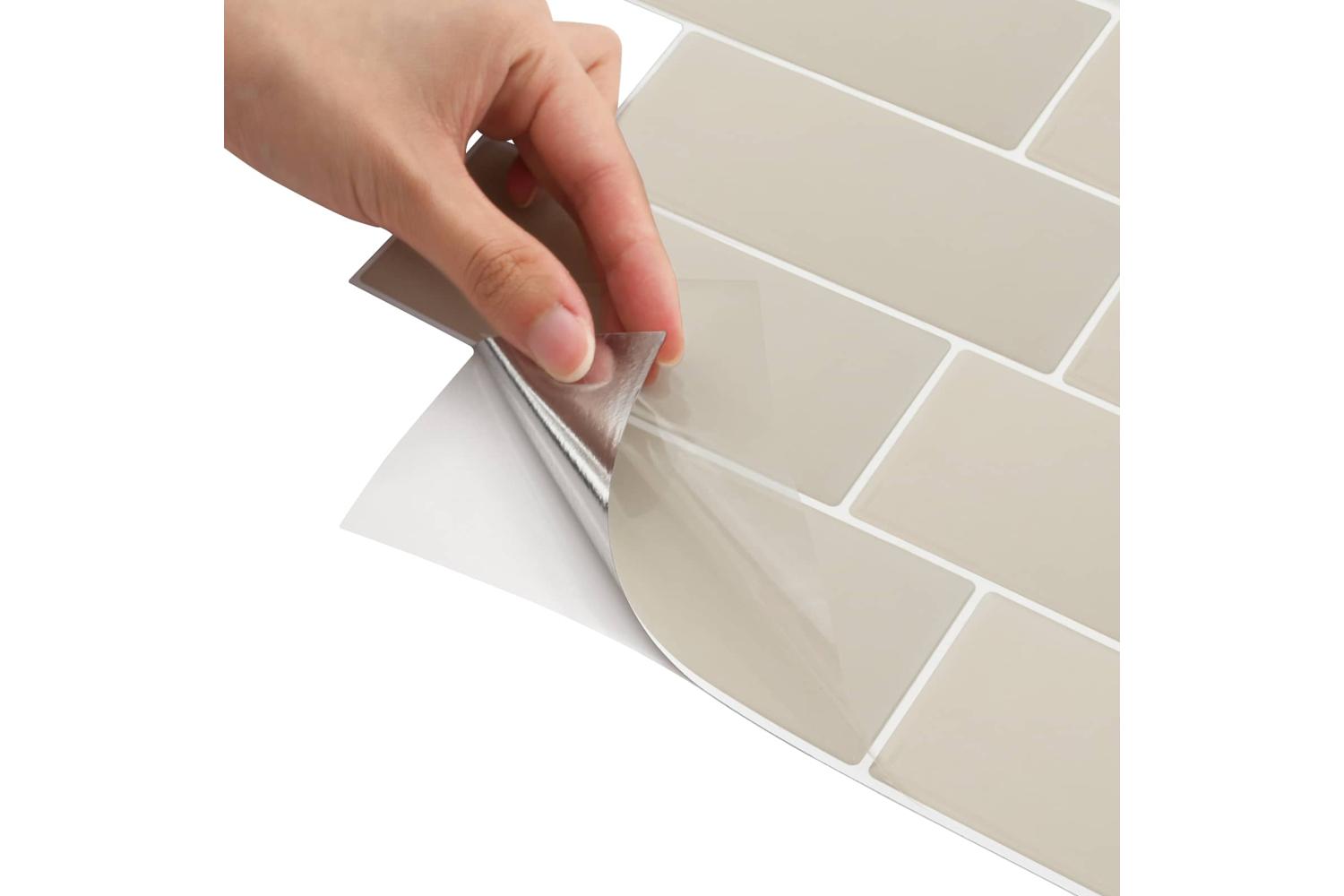 Vidaxl Decorative Stickers 20 Pcs Beige 29 X 21 Cm-6