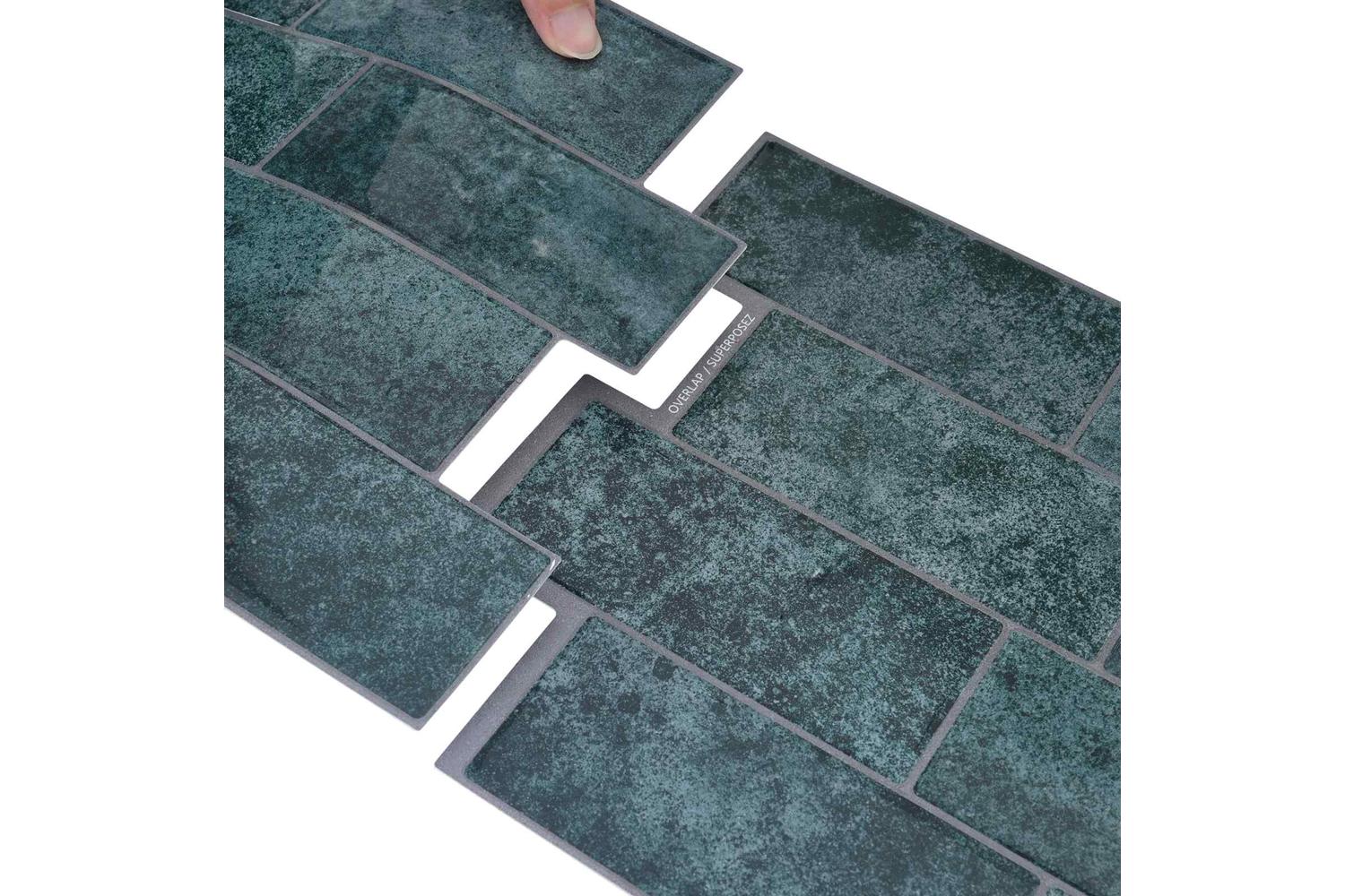 Vidaxl Decorative Stickers 20 Pcs Blue Green 29 X 21 Cm-7