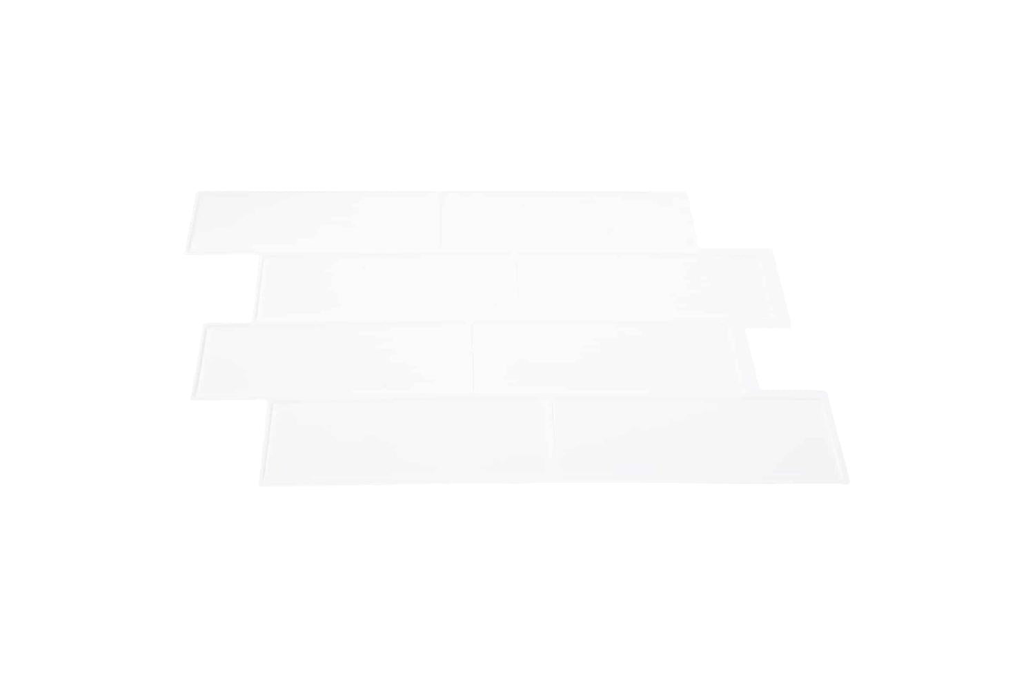 Vidaxl Decorative Stickers 20 Pcs White 29 X 21 Cm-3
