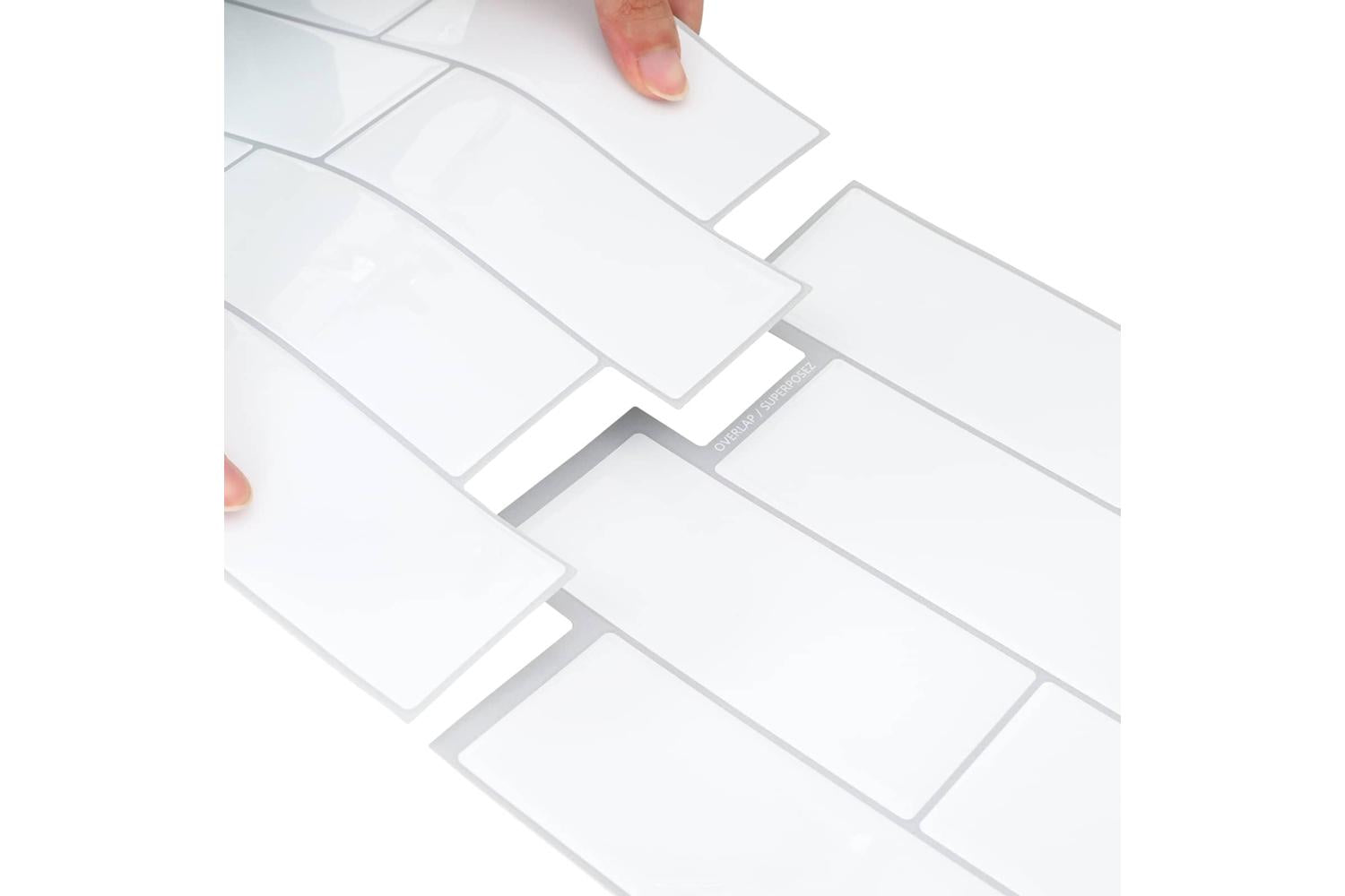 Vidaxl Decorative Stickers 20 Pcs White Grey 29 X 21 Cm-7