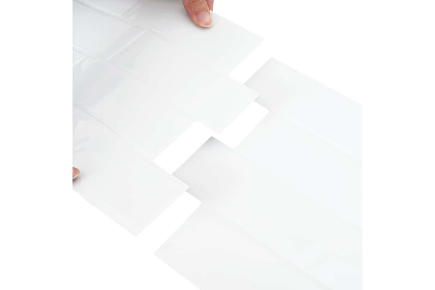 Vidaxl Decorative Stickers 50 Pcs White 29 X 21 Cm-7