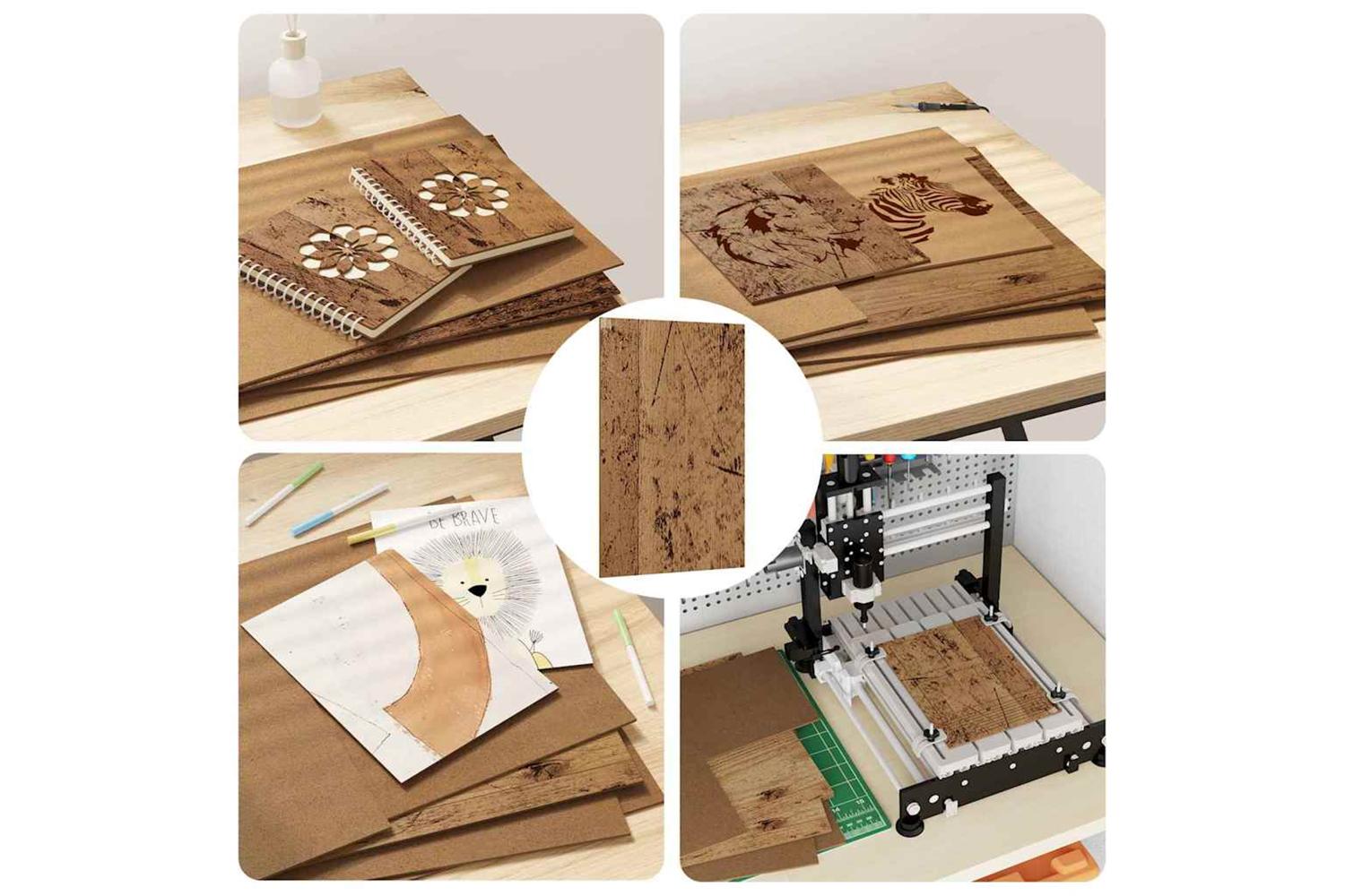 Vidaxl Decor Panels 12 Pcs Old Wood 30 X 42 X 027 Cm Engineered Wood-7