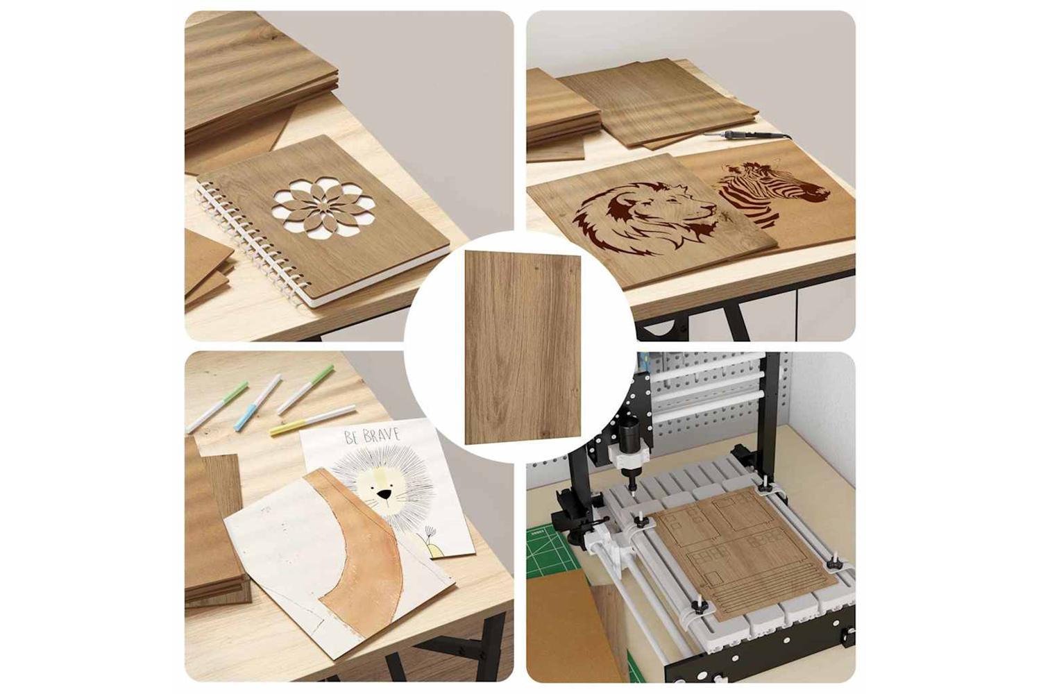 Vidaxl Decor Panels 150 Pcs Artisan Oak 21 X 30 X 027 Cm-7