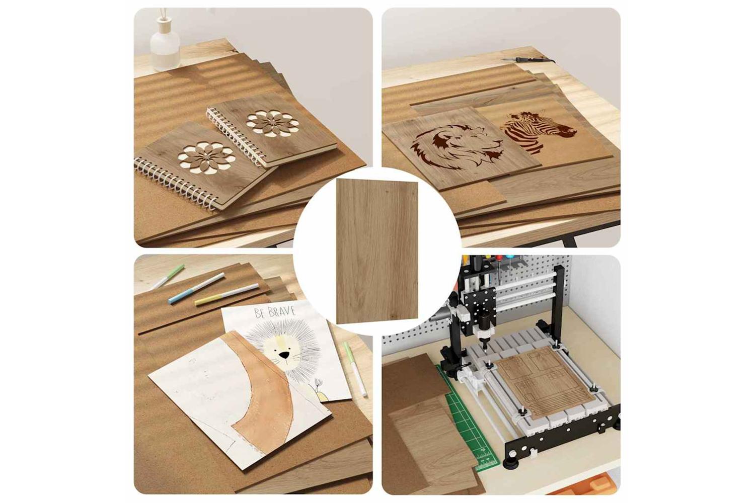 Vidaxl Decor Panels 50 Pcs Artisan Oak 40 X 60 X 027 Cm-7