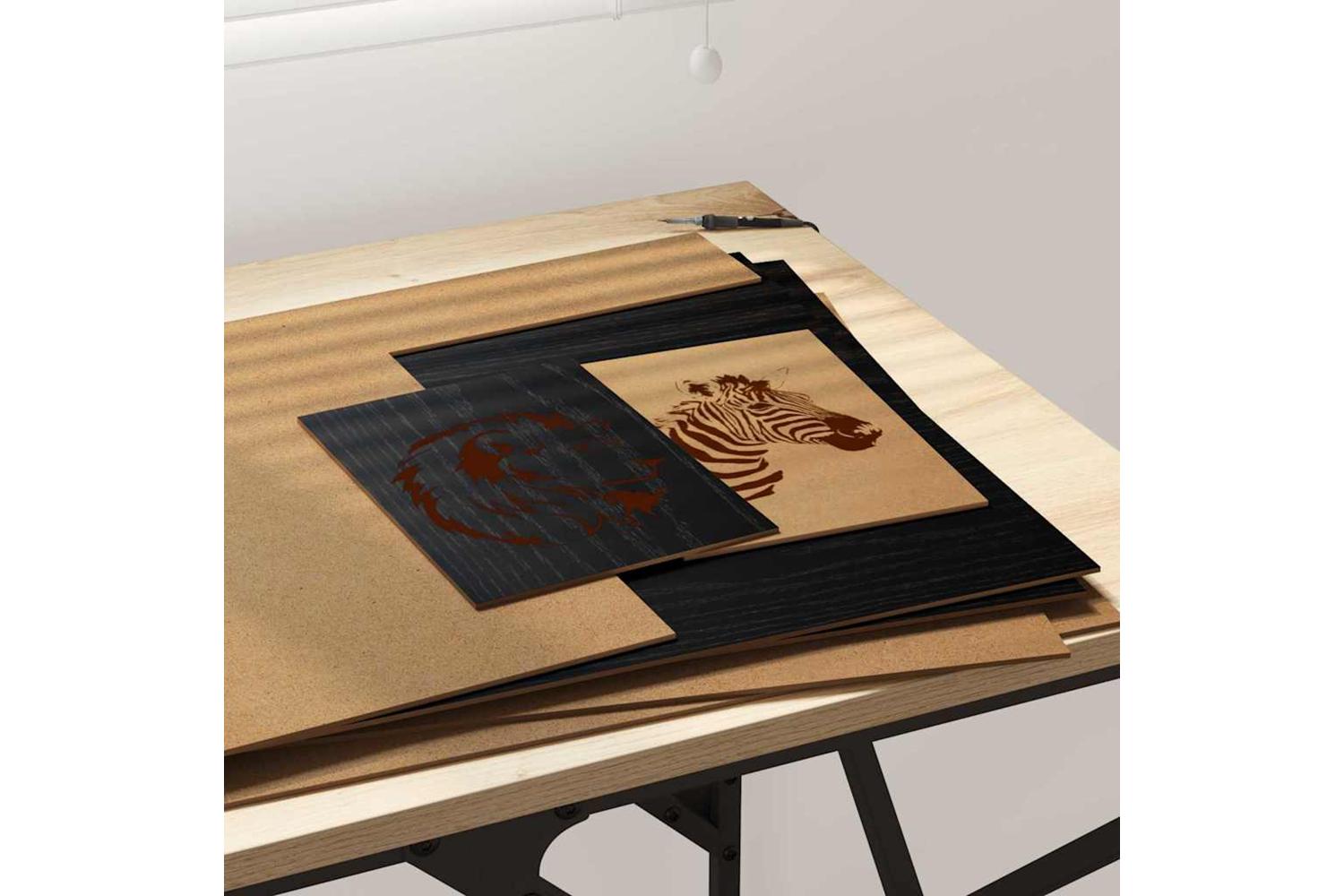 Vidaxl Decor Panels 50 Pcs Black Oak 40 X 60 X 027 Cm Engineered Wood-4