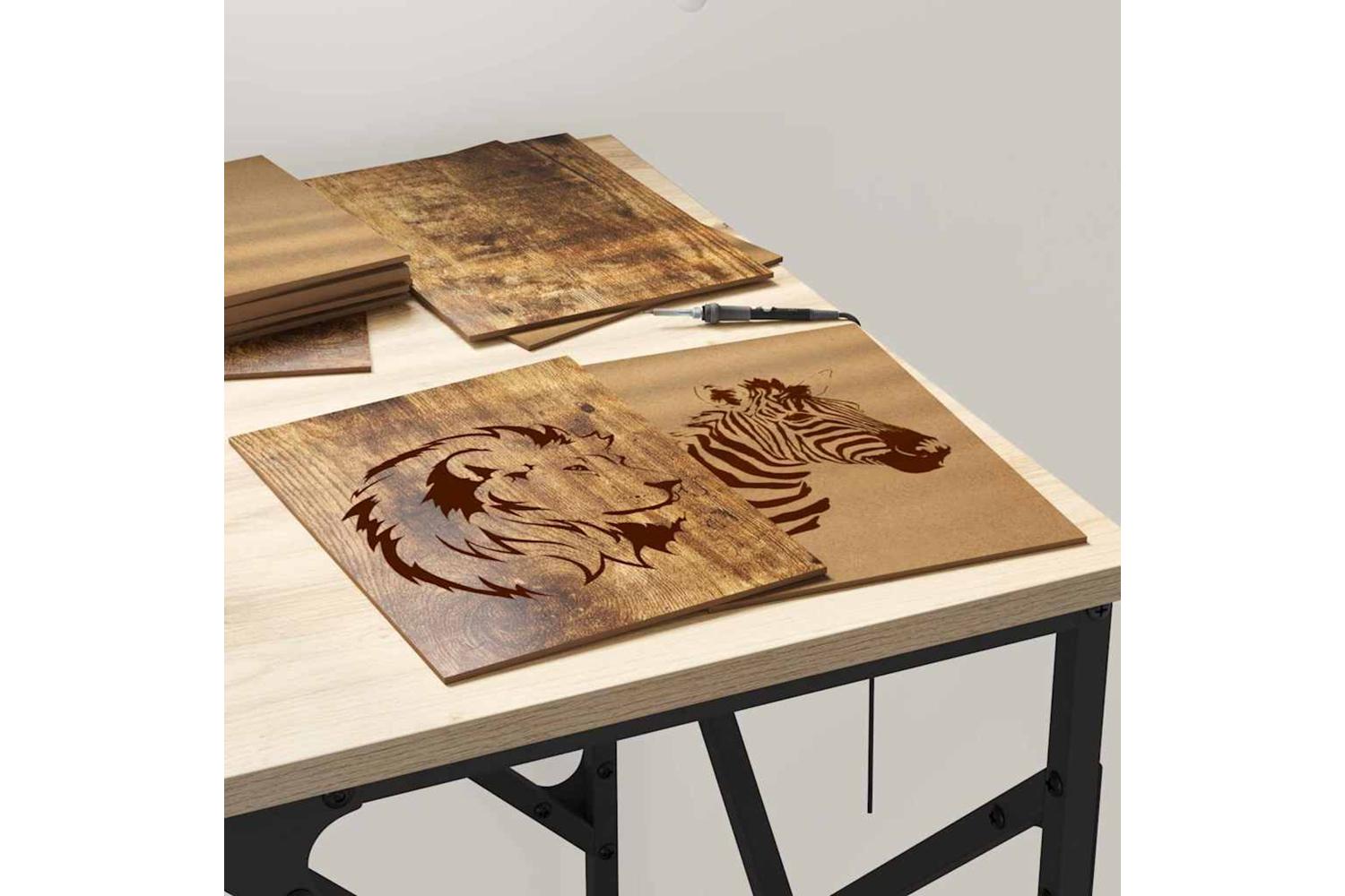 Vidaxl Decor Panels 50 Pcs Smoked Oak 15 X 21 X 027 Cm-4