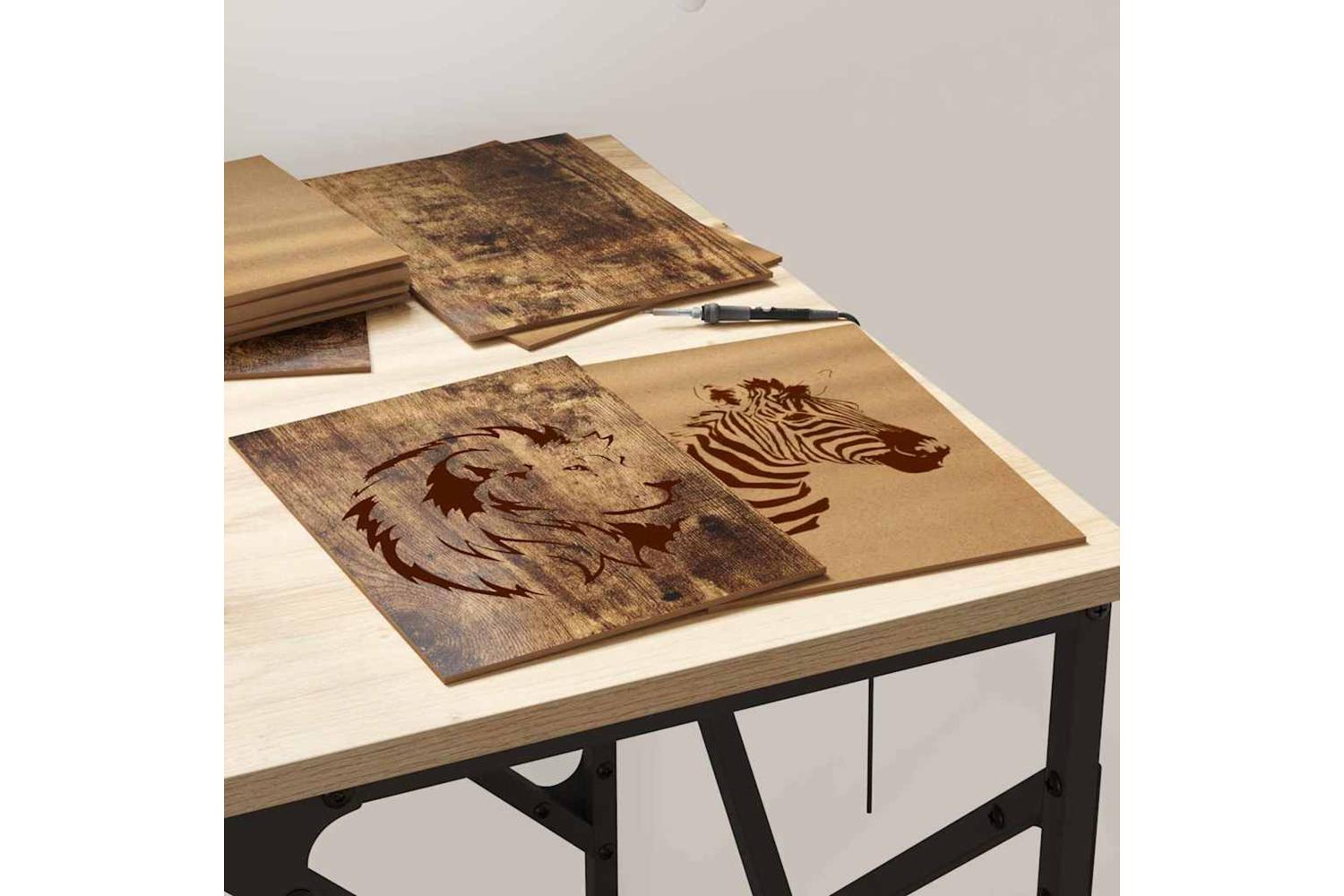 Vidaxl Decor Panels 50 Pcs Smoked Oak 21 X 30 X 027 Cm-4