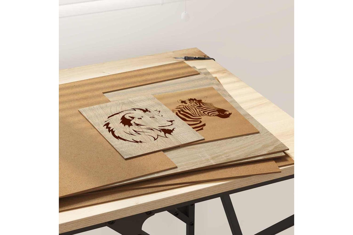 Vidaxl Decor Panels 50 Pcs Sonoma Oak 40 X 60 X 027 Cm-4