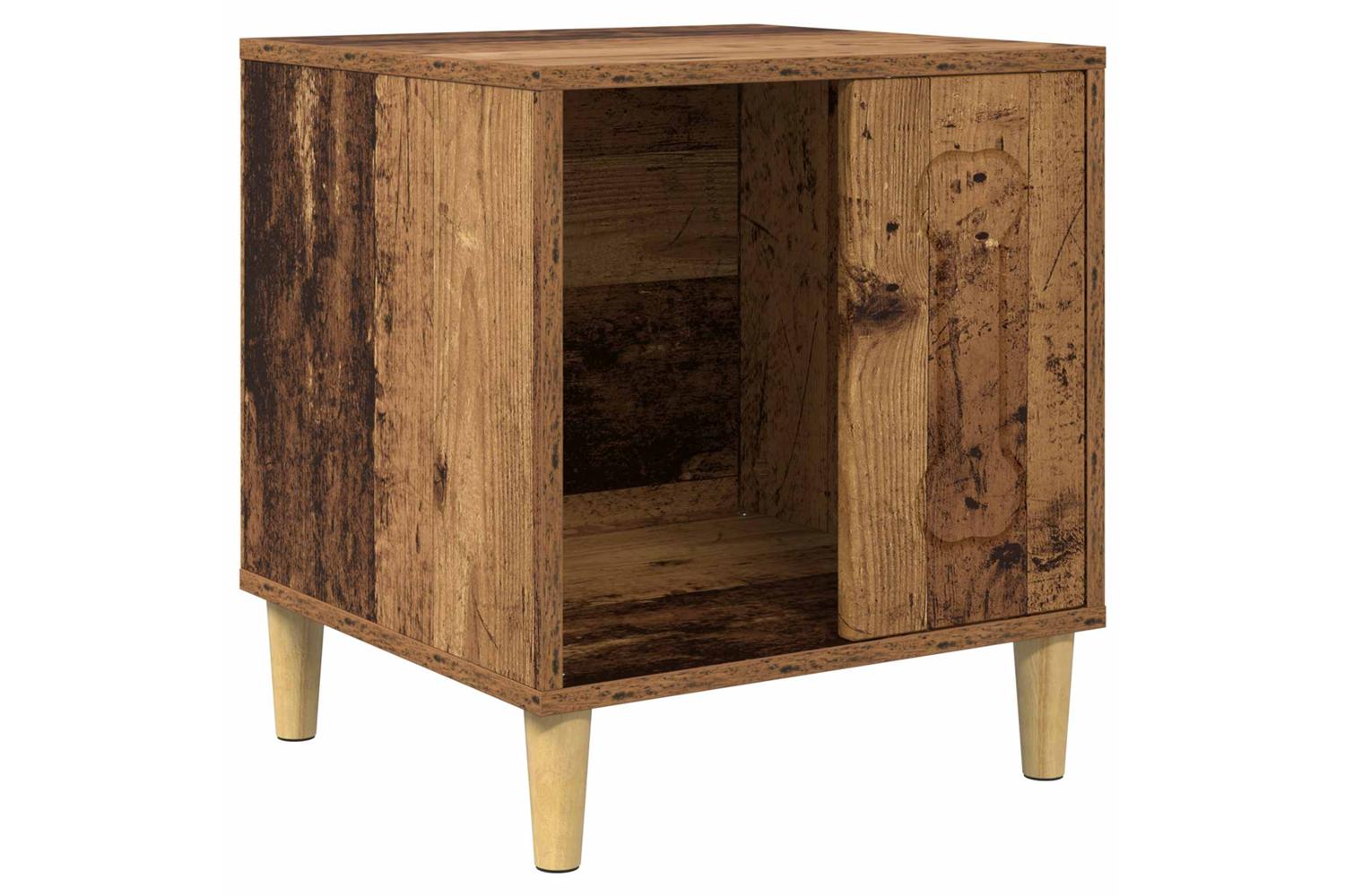 Vidaxl Dog House Old Wood 44 X 42 X 49 Cm Engineered Wood