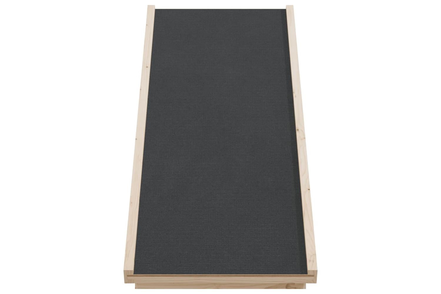 Vidaxl Dog Ramp Grey 100x40 Cm Solid Wood Fir-4