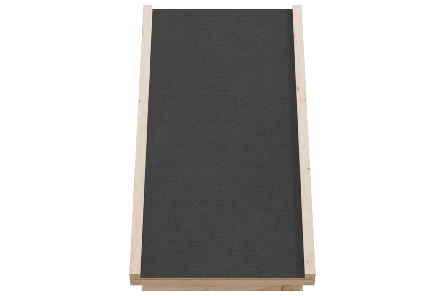 Vidaxl Dog Ramp Grey 70x35 Cm Solid Wood Fir-4