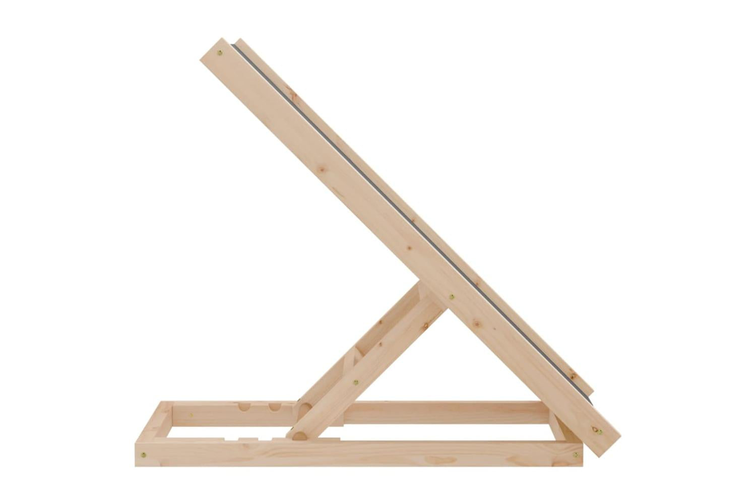 Vidaxl Dog Ramp Grey 70x35 Cm Solid Wood Fir-6
