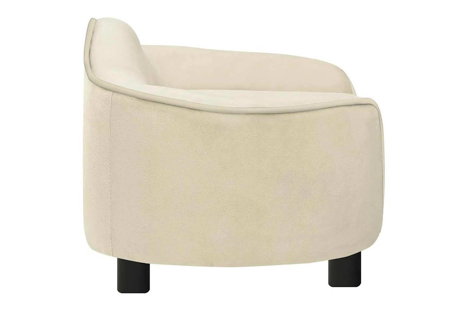 Vidaxl Dog Sofa Cream 67x47x36 Cm Plush-4