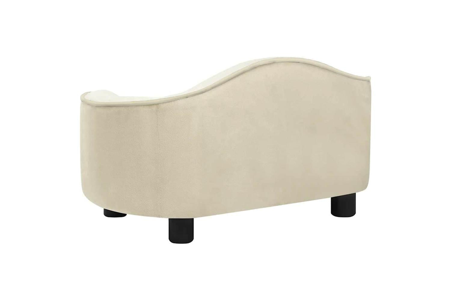 Vidaxl Dog Sofa Cream 67x47x36 Cm Plush-5