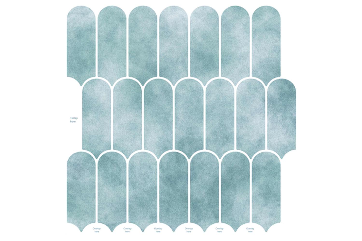 Vidaxl Feather Tile 10 Pcs Green 30 X 30 Cm Polyurethane And Pet