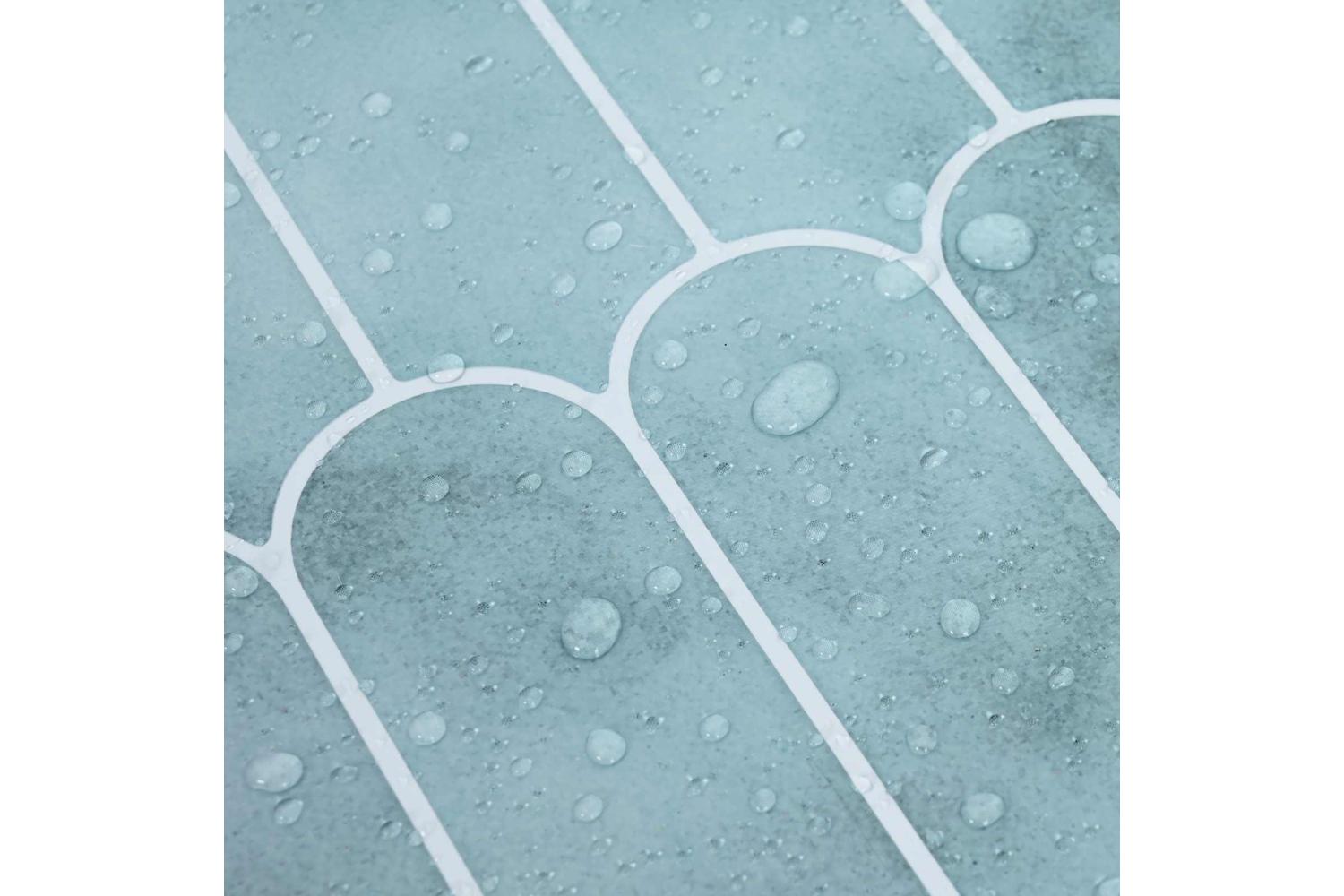 Vidaxl Feather Tile 10 Pcs Green 30 X 30 Cm Polyurethane And Pet-8
