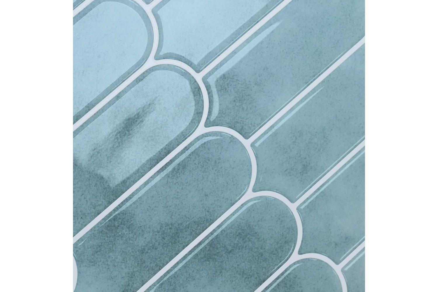 Vidaxl Feather Tile 10 Pcs Green 30 X 30 Cm Polyurethane And Pet-9