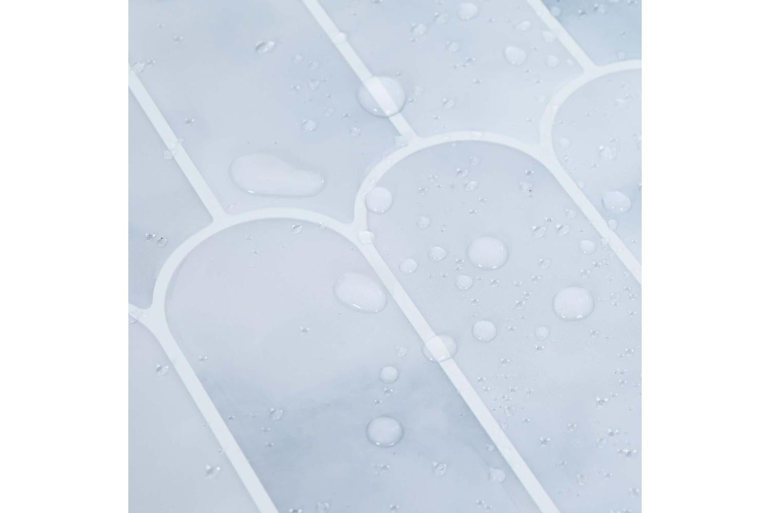 Vidaxl Feather Tile 10 Pcs Light Blue 30 X 30 Cm Polyurethane And Pet-8