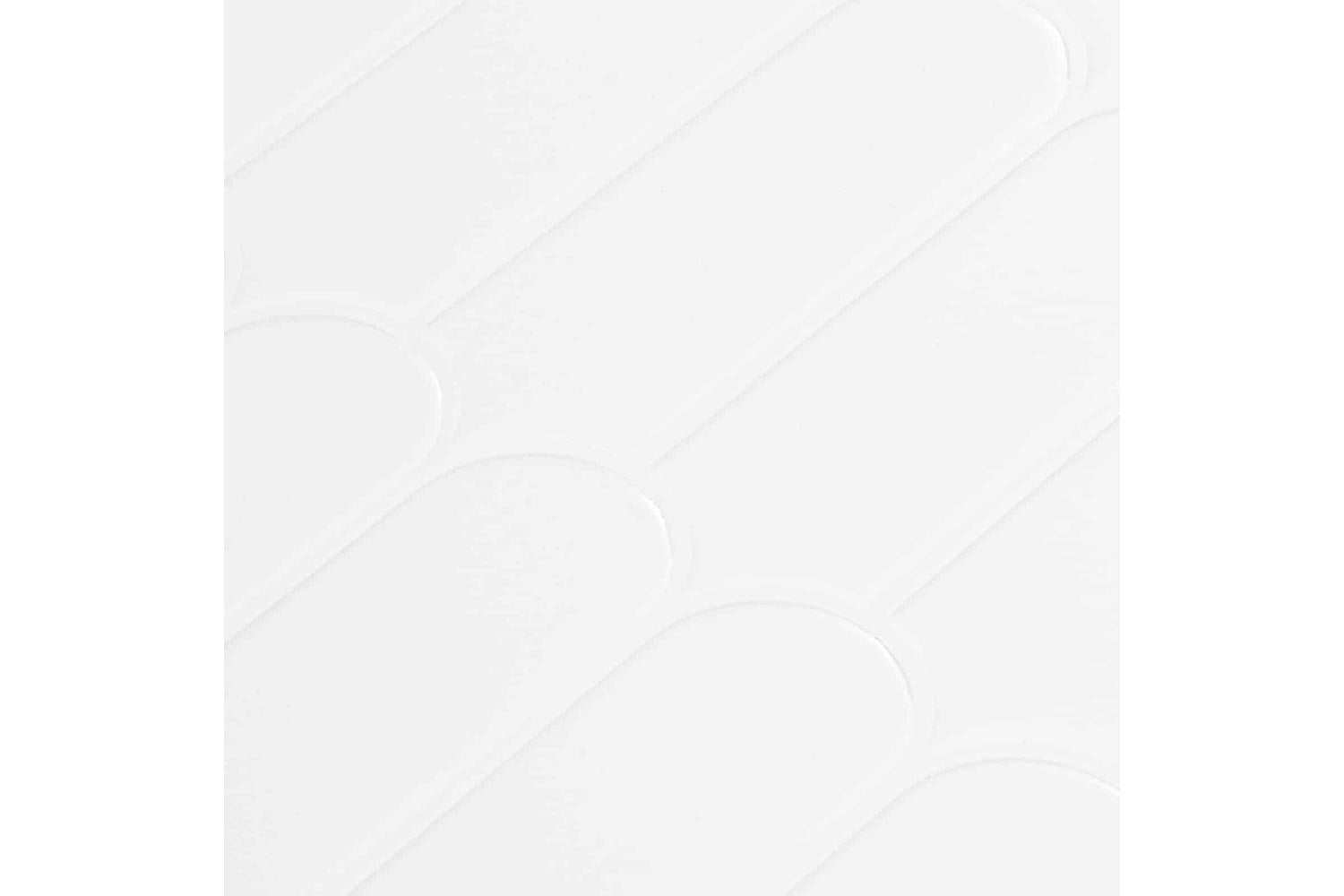 Vidaxl Feather Tile 10 Pcs White 30 X 30 Cm Polyurethane And Pet-4