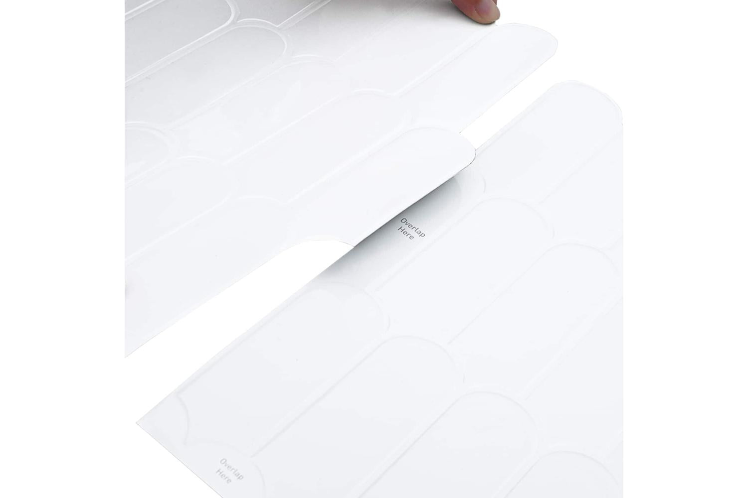 Vidaxl Feather Tile 10 Pcs White 30 X 30 Cm Polyurethane And Pet-7