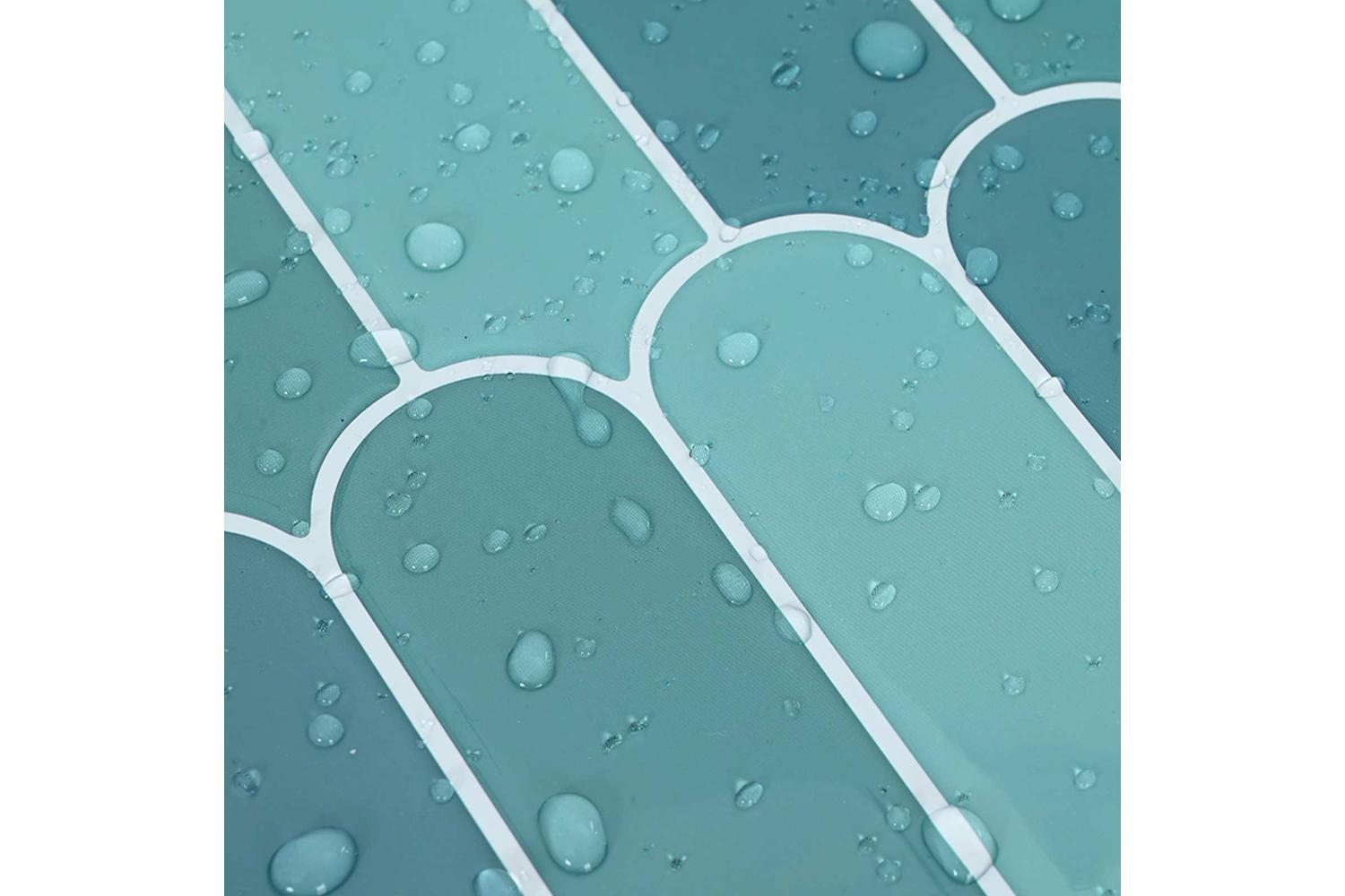 Vidaxl Feather Tile 20 Pcs Blue 30 X 30 Cm Polyurethane And Pet-8