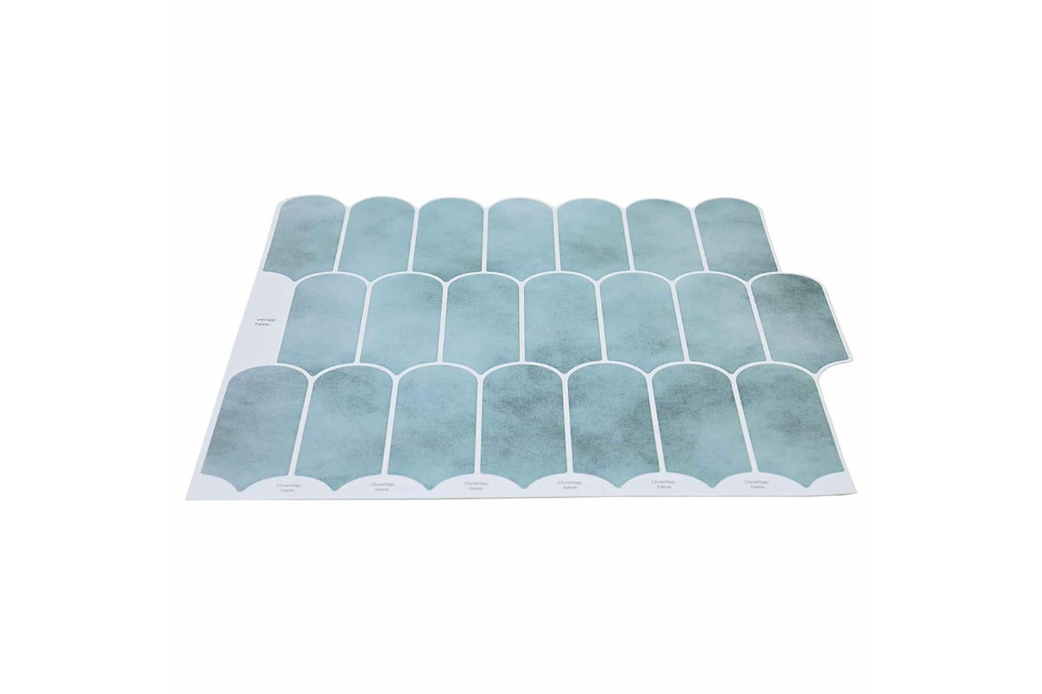 Vidaxl Feather Tile 20 Pcs Green 30 X 30 Cm Polyurethane And Pet-3