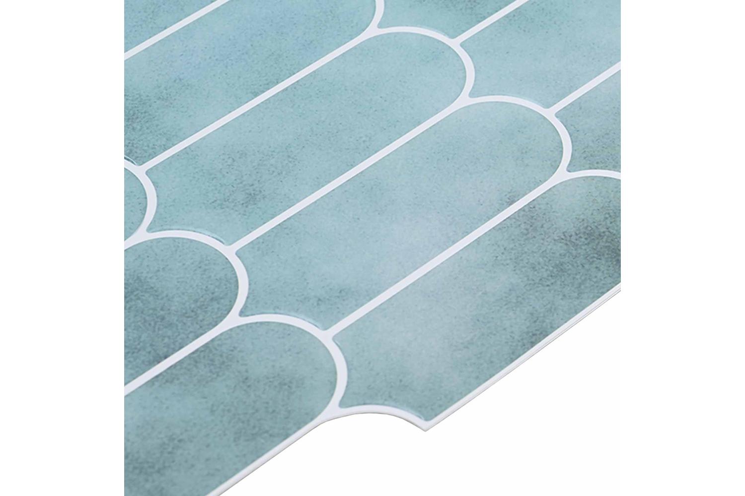 Vidaxl Feather Tile 20 Pcs Green 30 X 30 Cm Polyurethane And Pet-4