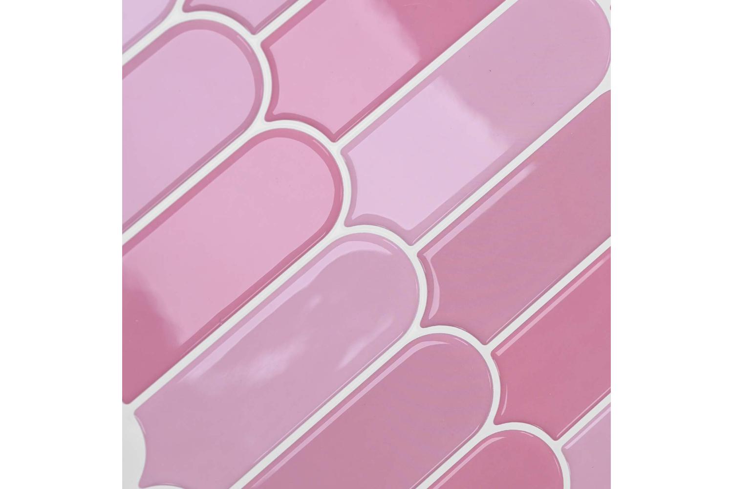 Vidaxl Feather Tile 20 Pcs Pink 30 X 30 Cm Polyurethane And Pet-9
