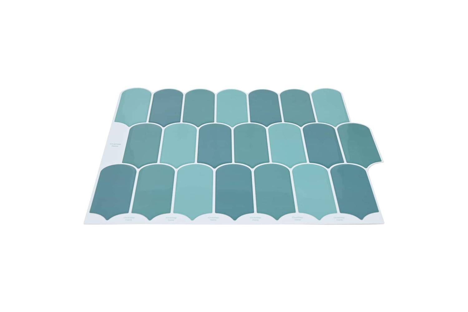 Vidaxl Feather Tile 50 Pcs Blue 30 X 30 Cm Polyurethane And Pet-3