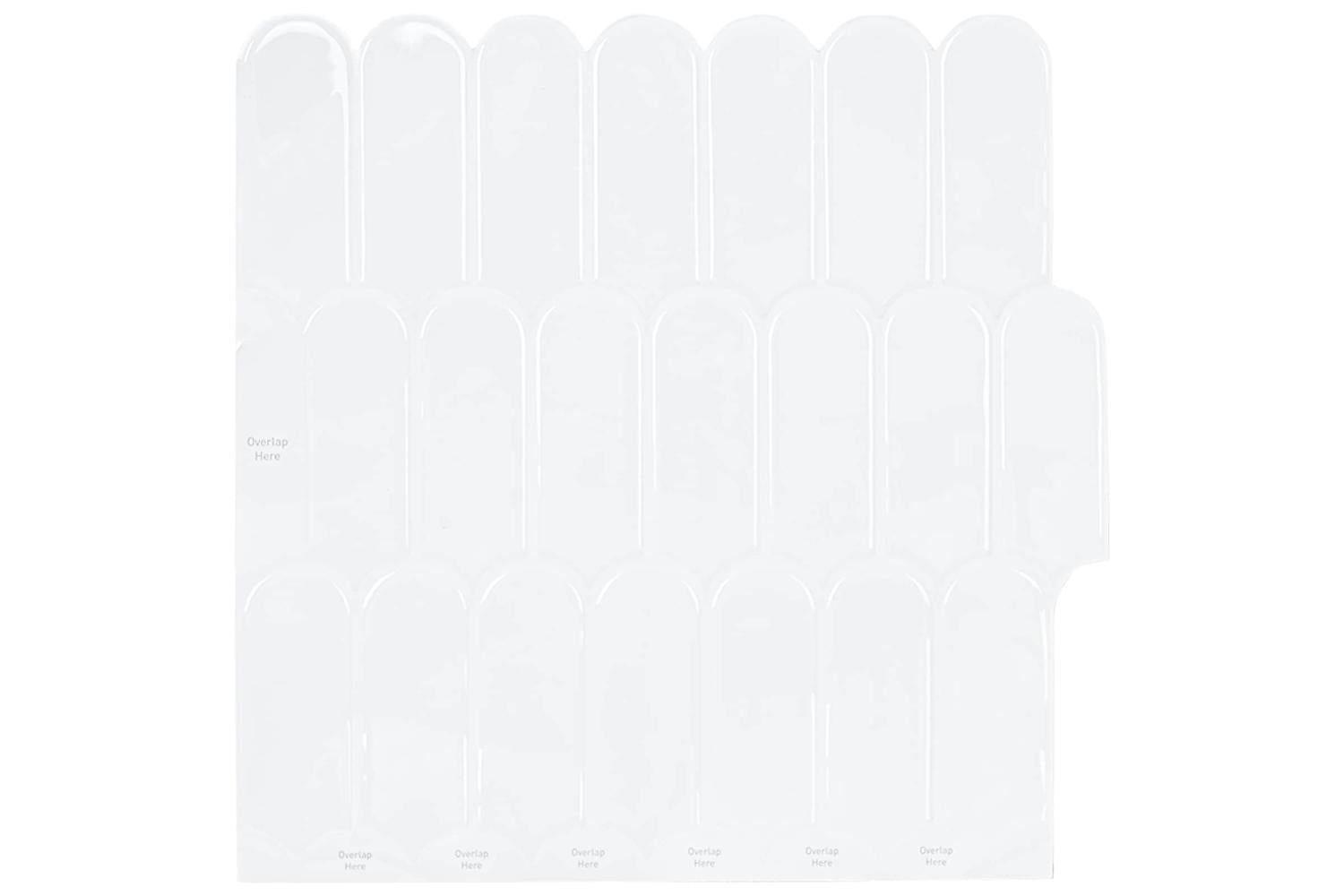 Vidaxl Feather Tile 50 Pcs White 30 X 30 Cm Polyurethane And Pet