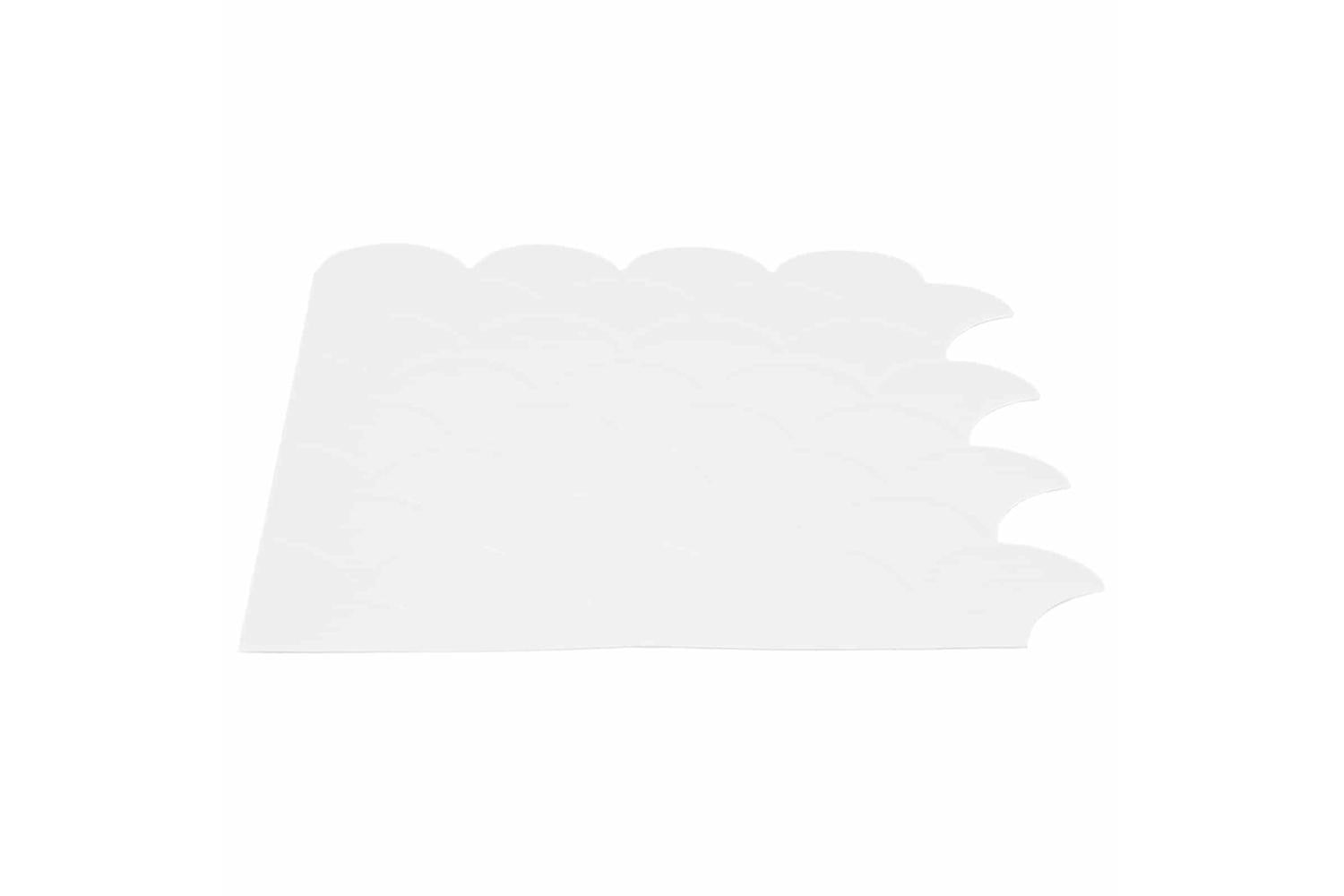 Vidaxl Fish Scale Tile 10 Pcs White 30 X 30 Cm Polyurethane And Pet-3