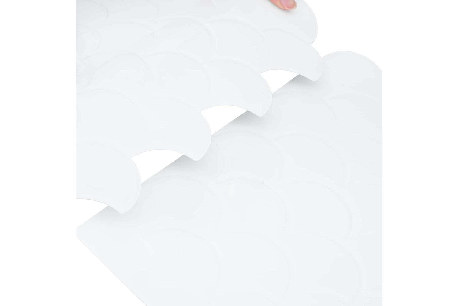 Vidaxl Fish Scale Tile 20 Pcs White 30 X 30 Cm Polyurethane And Pet-7