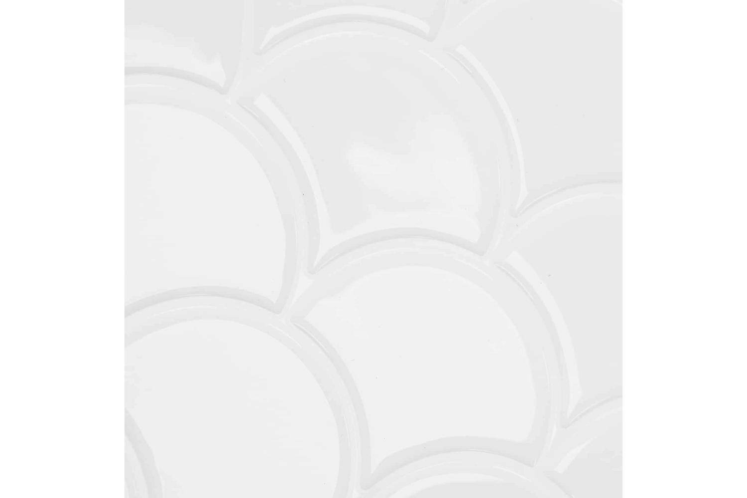 Vidaxl Fish Scale Tile 20 Pcs White 30 X 30 Cm Polyurethane And Pet-9