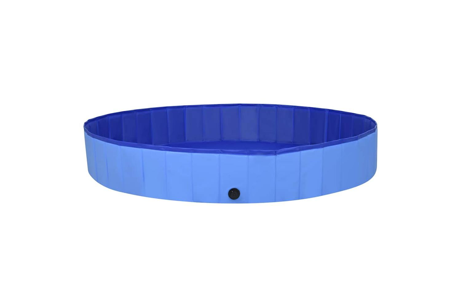 Vidaxl Foldable Dog Swimming Pool Blue 200x30 Cm Pvc-3