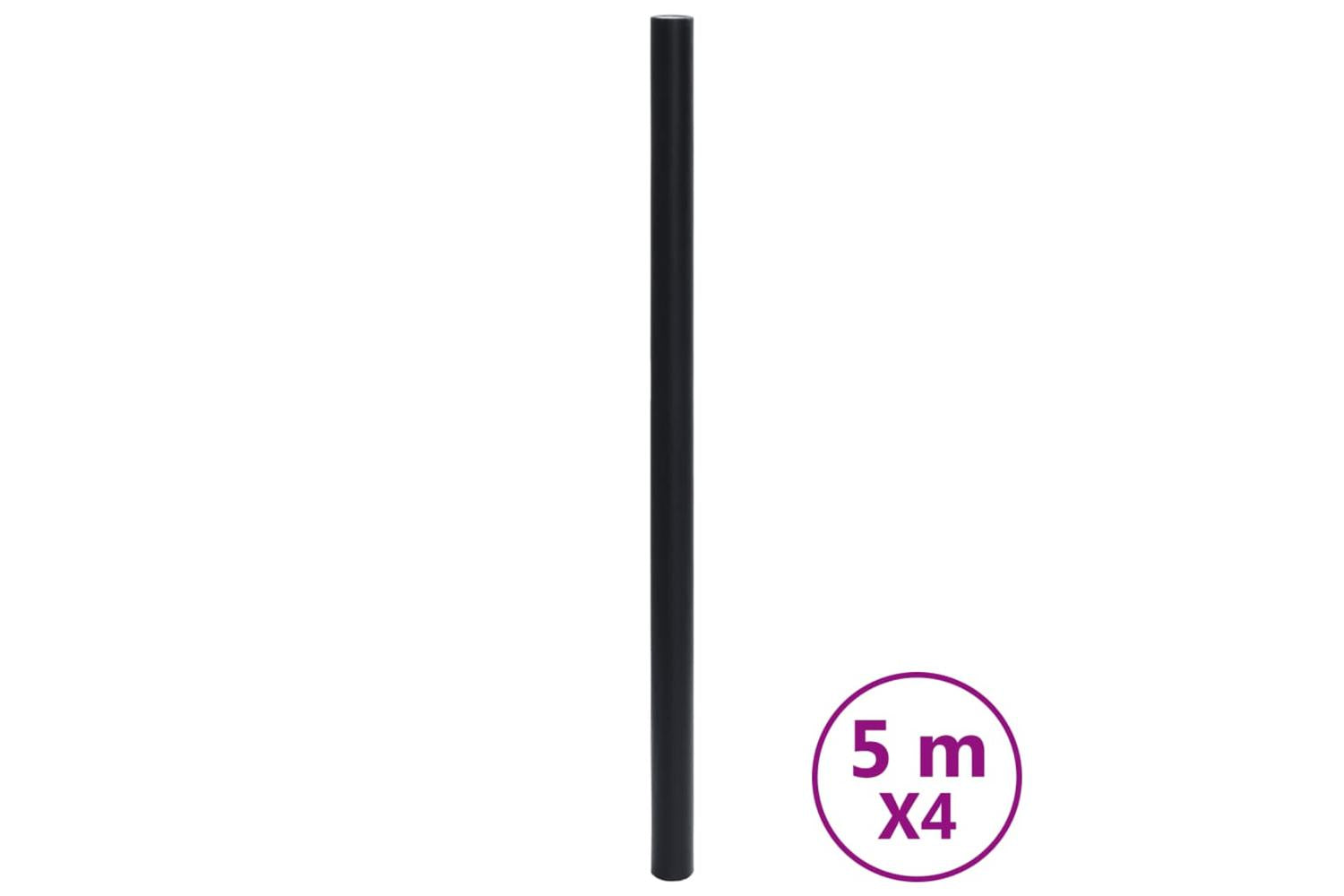Vidaxl Furniture Stickers Self-adhesive Matte Black 90x500 Cm Pvc-2