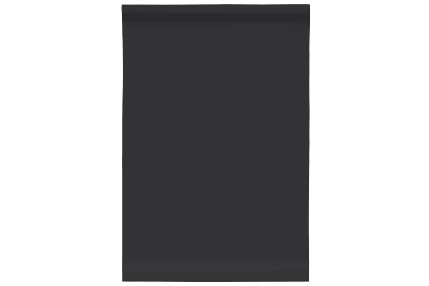 Vidaxl Furniture Stickers Self-adhesive Matte Black 90x500 Cm Pvc-3