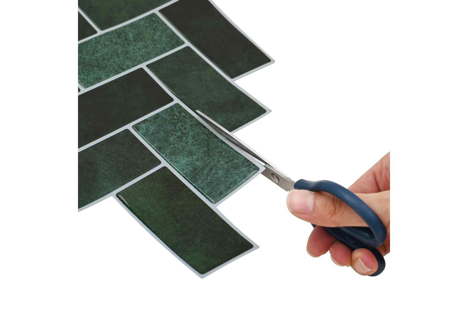 Vidaxl Herringbone Tile 20 Pcs Dark Green 30 X 30 Cm-5