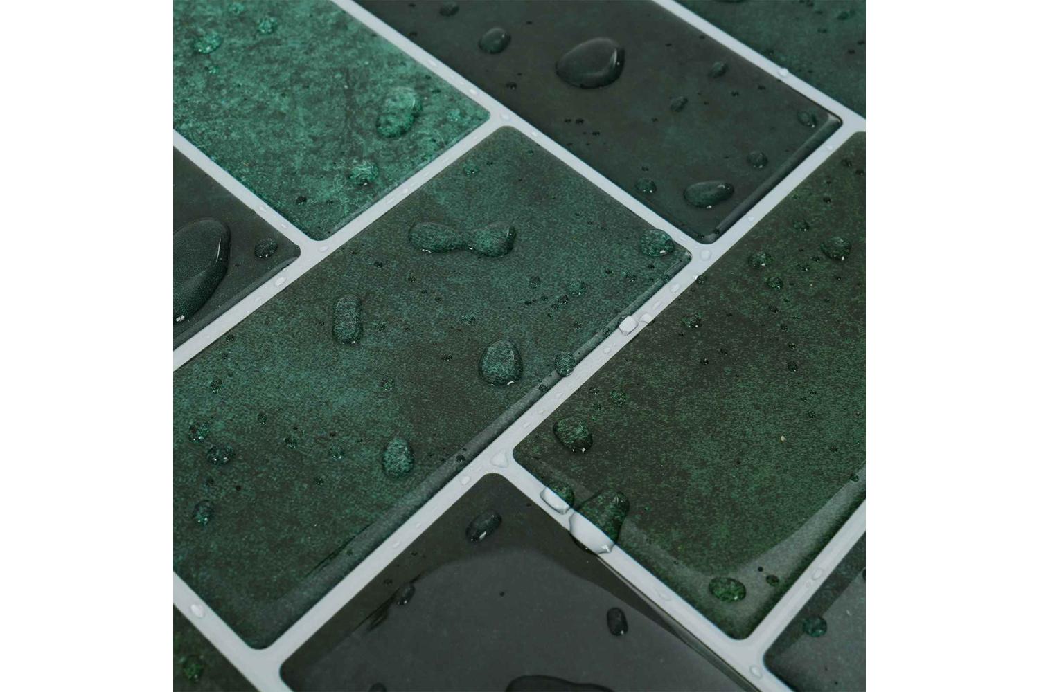 Vidaxl Herringbone Tile 20 Pcs Dark Green 30 X 30 Cm-8