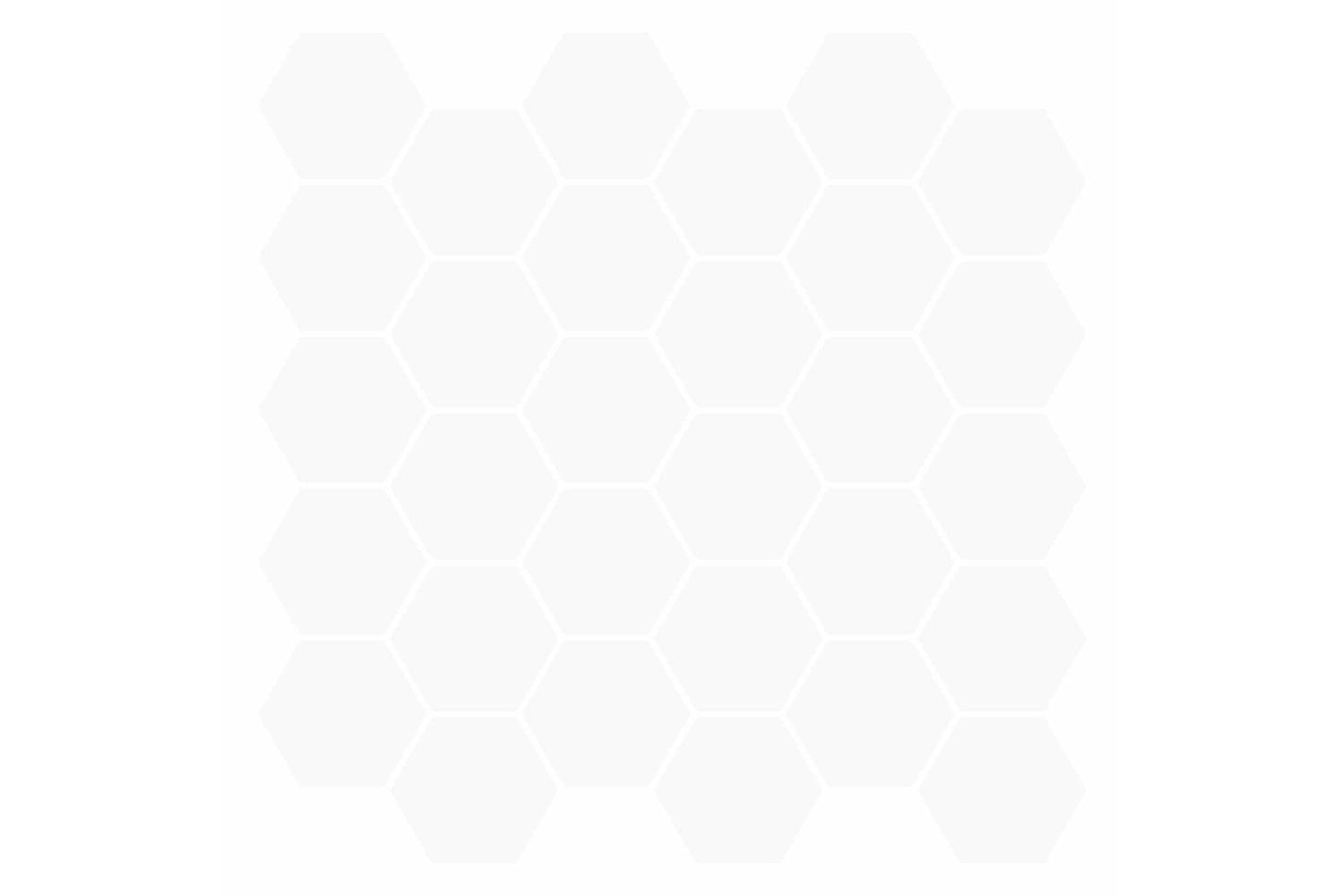Vidaxl Hexagon Tile 10 Pcs White 30 X 30 Cm Polyurethane And Pet