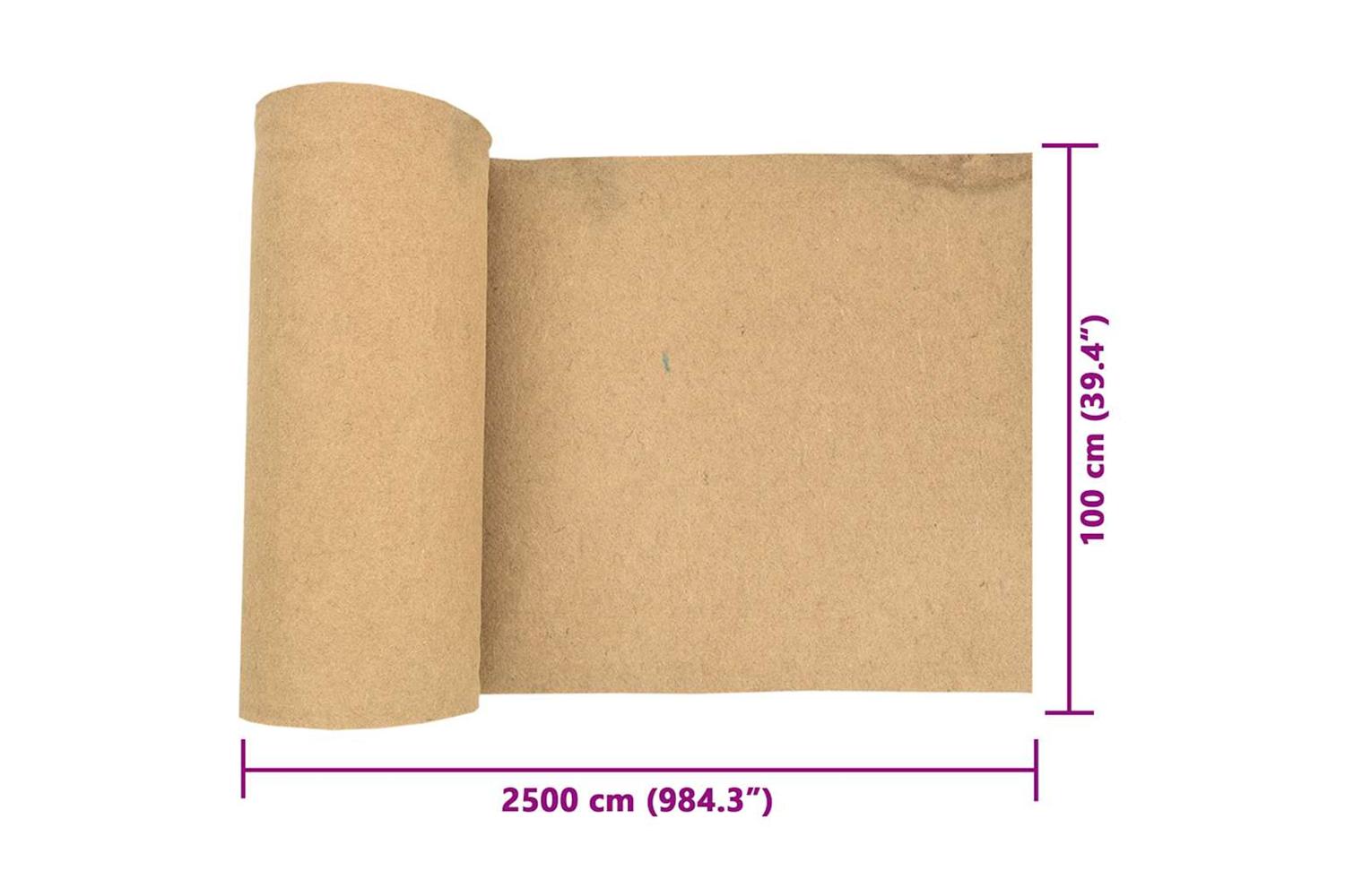 Vidaxl Jute Mat For Rodents 1x25 M 5 Mm-10