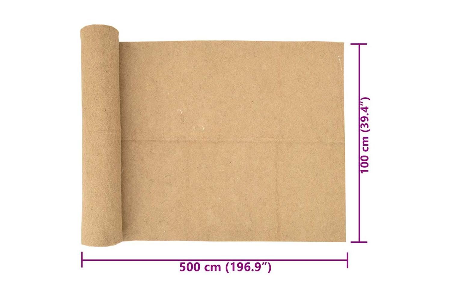 Vidaxl Jute Mat For Rodents 1x5 M 5 Mm-10